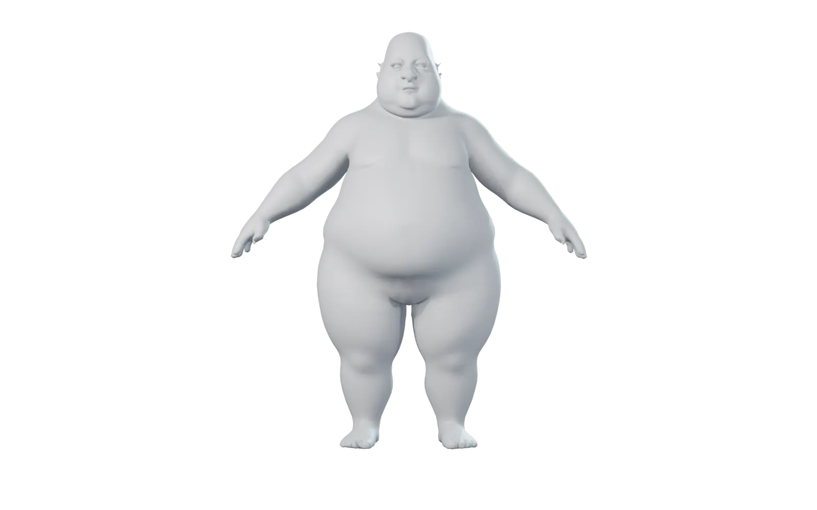 Heavy character, rigged by Enfigure
